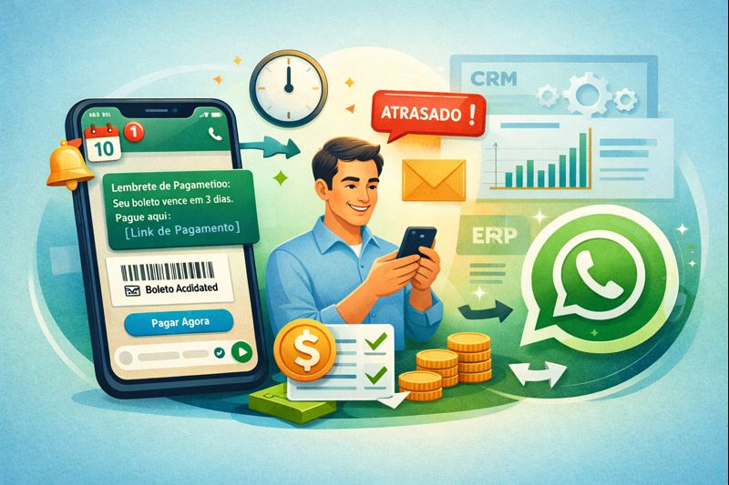 reduzir inadimplência no WhatsApp