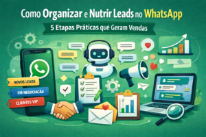 organizar e nutrir leads no WhatsApp