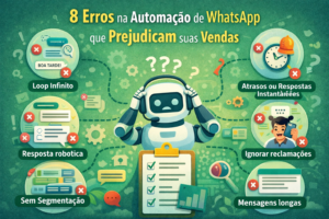 erros na automação de WhatsApp