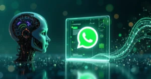 Número de WhatsApp protegido por escudo digital em meio a muitas mensagens