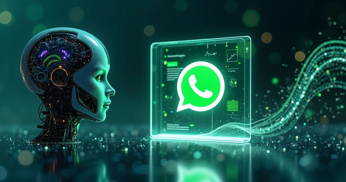 Número de WhatsApp protegido por escudo digital em meio a muitas mensagens