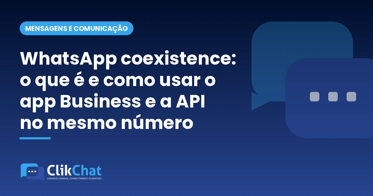 WhatsApp coexistence: o que é e como usar o app Business e a API no mesmo número